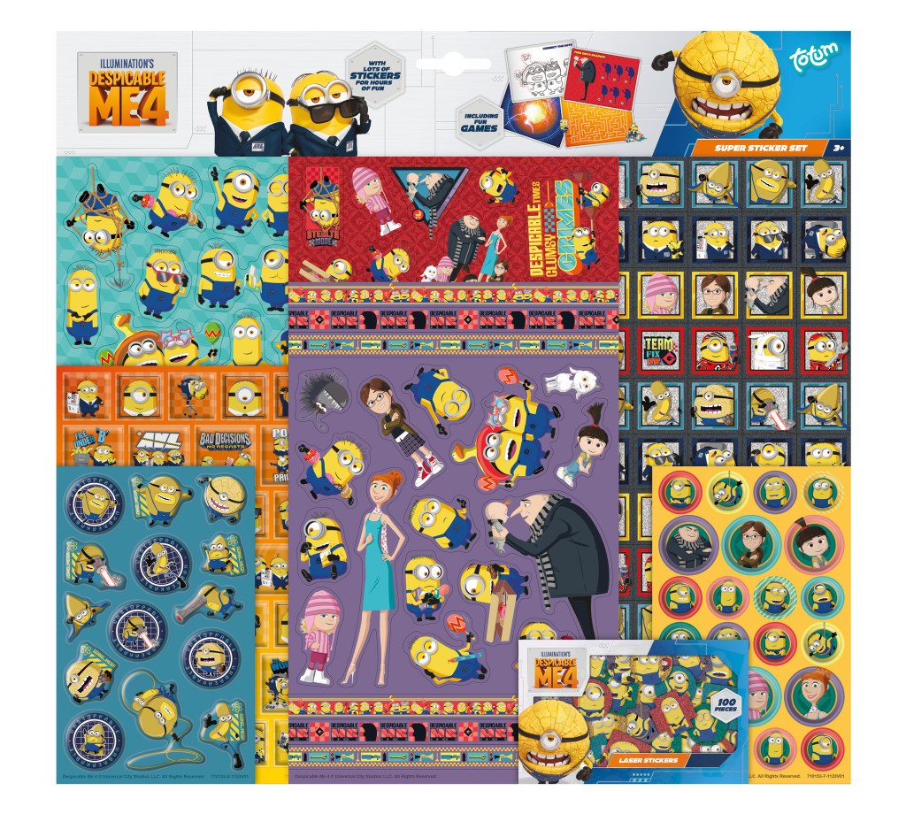 Minions Super kleepsukomplekt mänguga – tootepilt