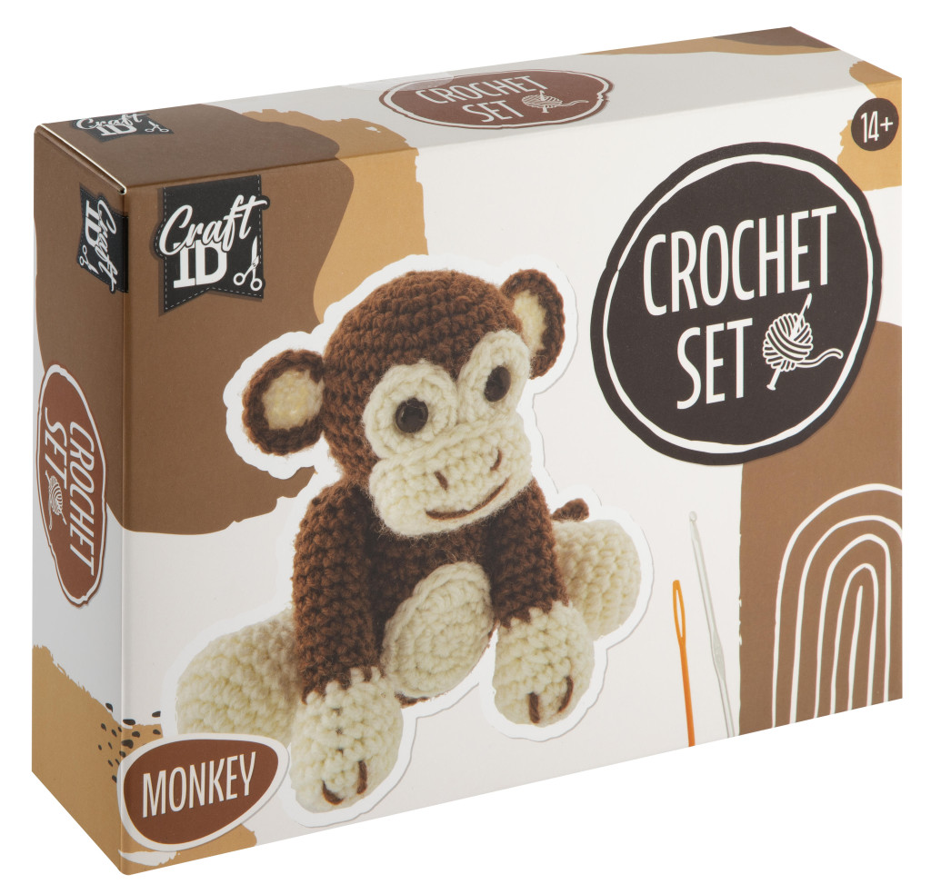 Monkey Craft creative crochet set – tootepilt
