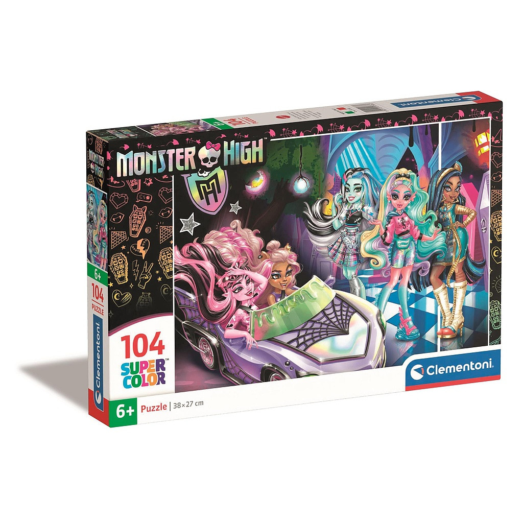 Monster High Car 104-osaline pusle Clementoni – tootepilt