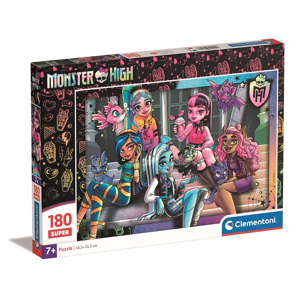 Monster High Chilling with Pets 180-osaline Clementoni pusle – tootepilt