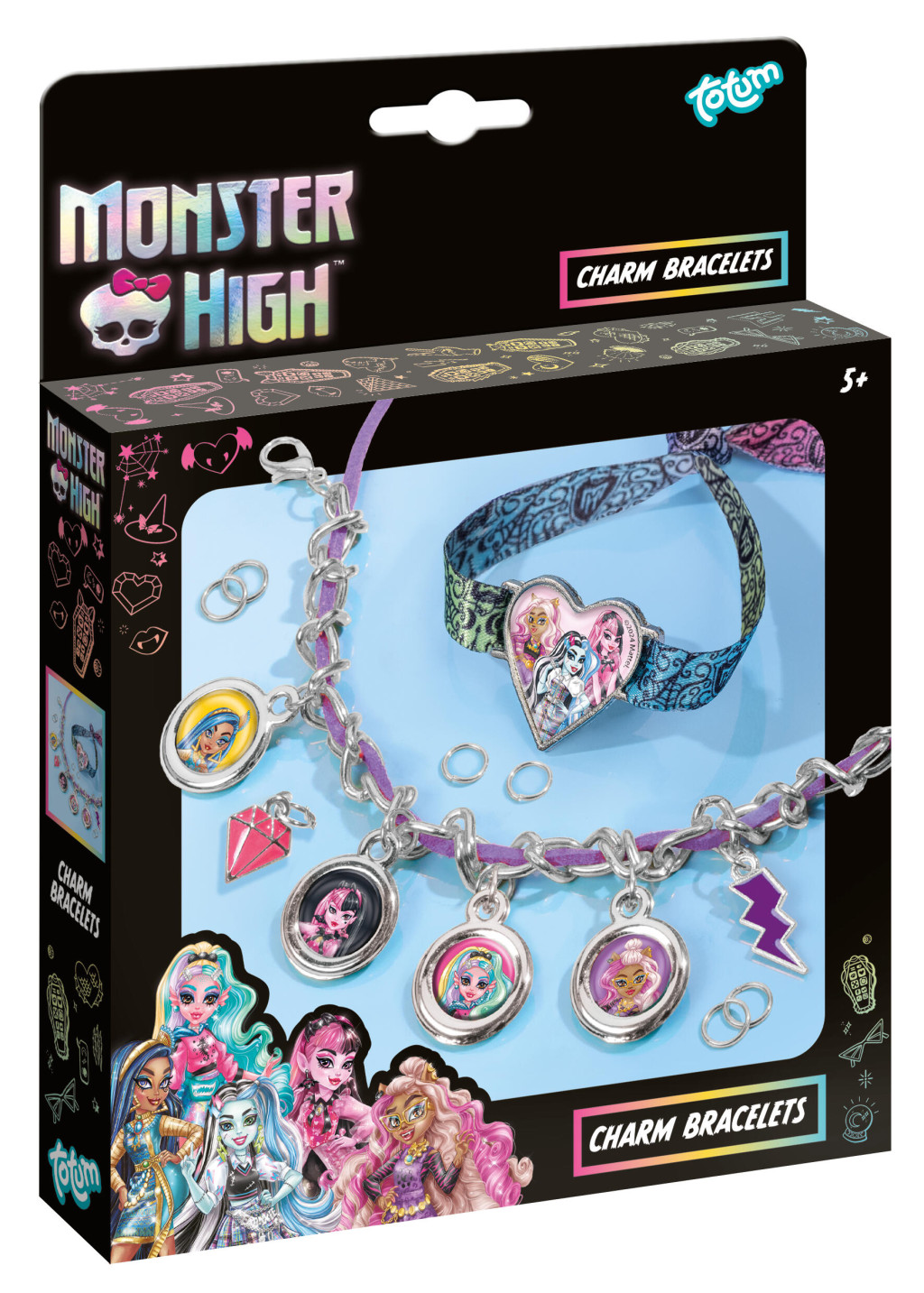 Monster High Dark charm käevõrude valmistamise komplekt – tootepilt