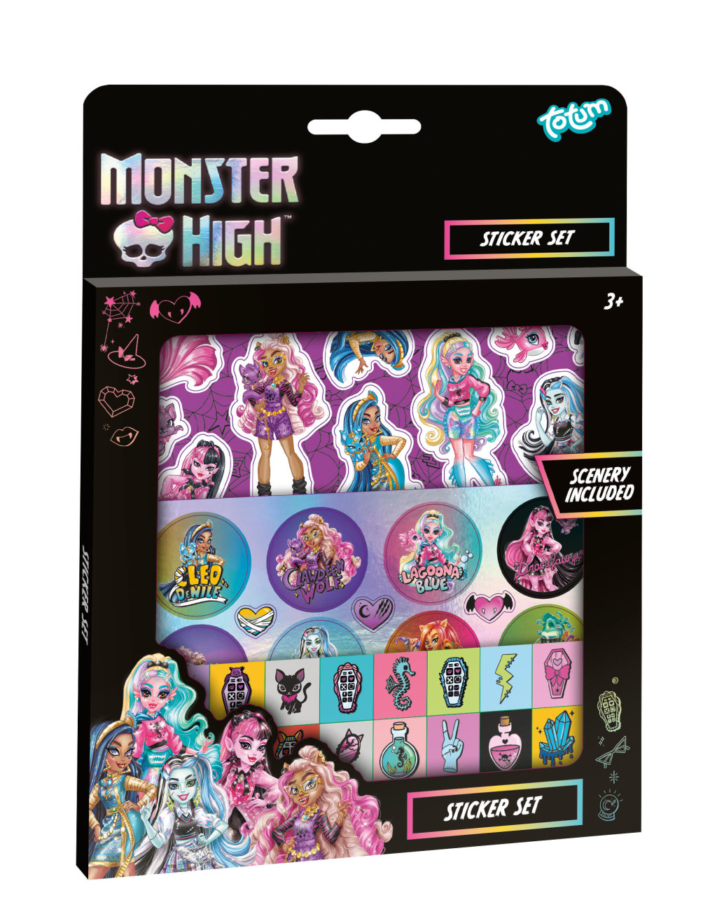 Monster High Dark kleepsukomplekt – tootepilt