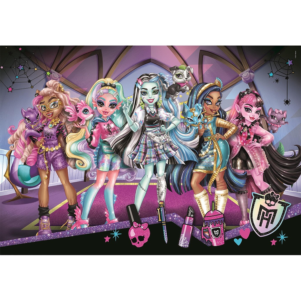 Monster High Glam Squad 104-osaline Clementoni pusle – detailvaade 2