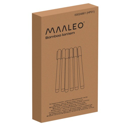 Mustrivildikate komplekt lastele, 6 tk