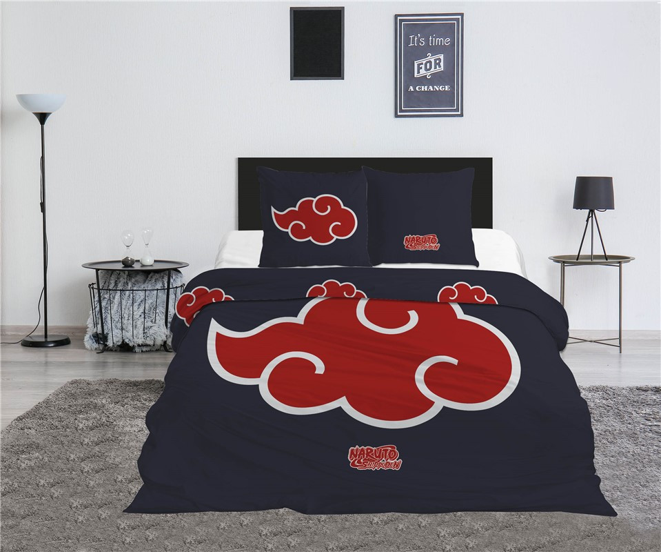 Naruto Akatsuki double, double tekikott 240x220cm, 65x65 cm – detailvaade 2