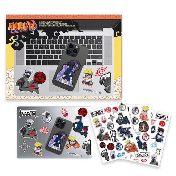Naruto decorative kleepsukomplekt – tootepilt