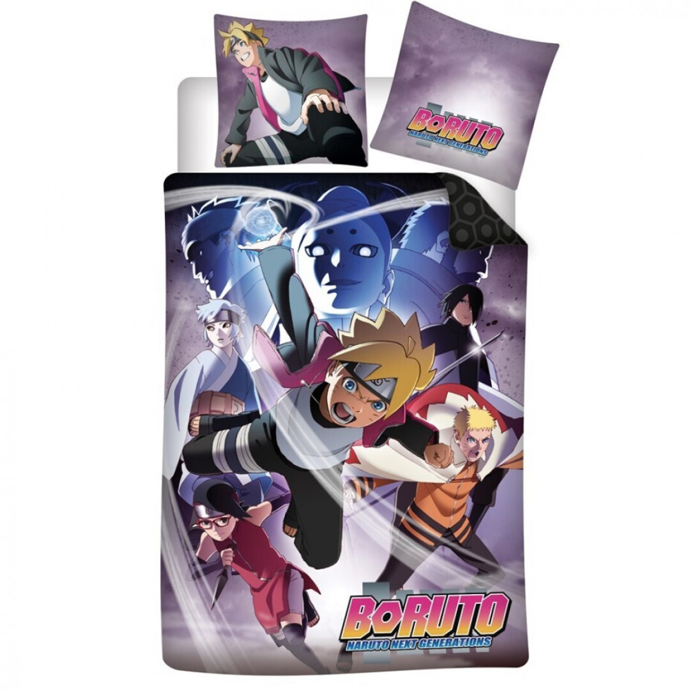Naruto Rasengan's Power Boruto voodipesukomplekt 140×200cm, 65×65 cm – tootepilt