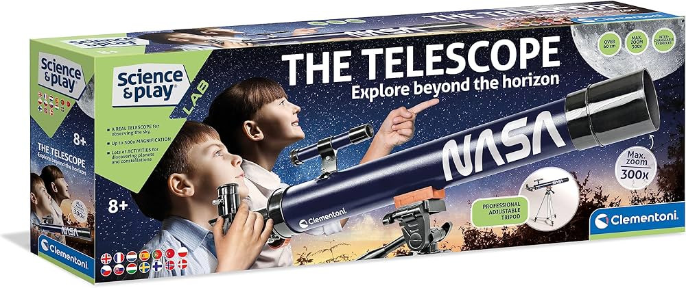 Nasa teadus- ja katsekomplekt Clementoni teleskoobikomplekt – tootepilt