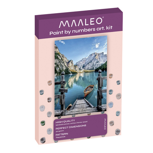Numbrite järgi maalimise komplekt „Mägimaastik“, 40 × 50 cm