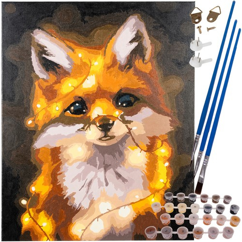 Numbrite järgi maalimise komplekt „Rebane“, 40 × 50 cm