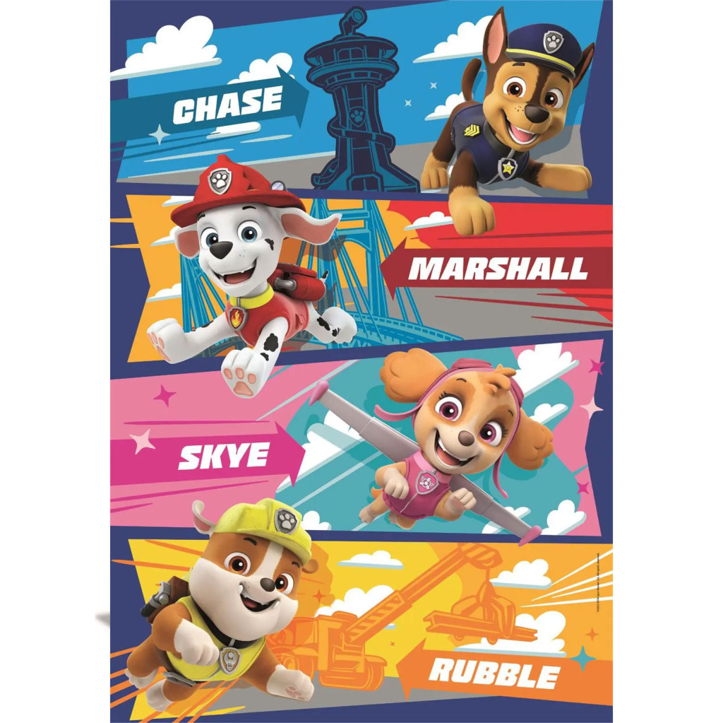 Paw Patrol 60-osaline maxi pusle Clementoni – detailvaade 2