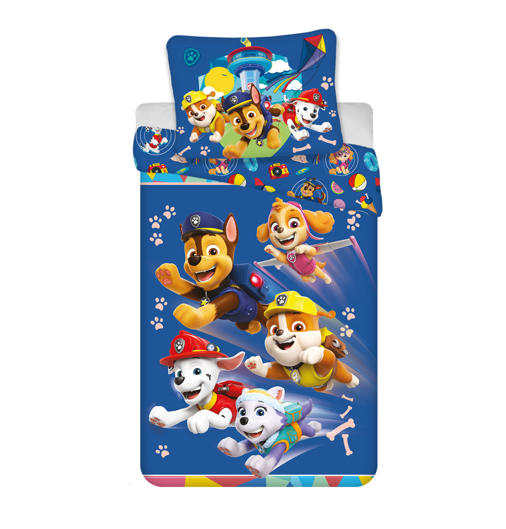 Paw Patrol Brave Pups children's nursery voodipesukomplekt 100x135cm, 40x60 cm – tootepilt