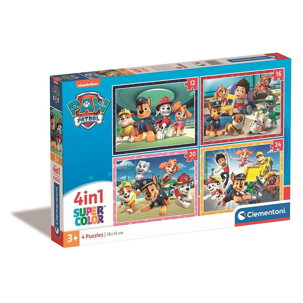 Paw Patrol Bridge 4-in-1 puslekomplekt Clementoni – tootepilt