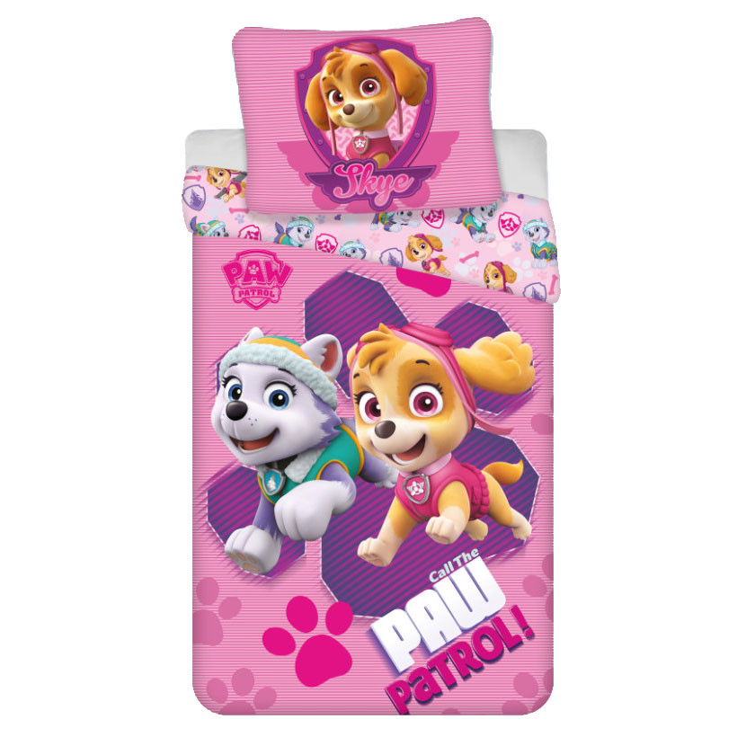 Paw Patrol Call Skye voodipesukomplekt 140x200cm, 70x90 cm – tootepilt