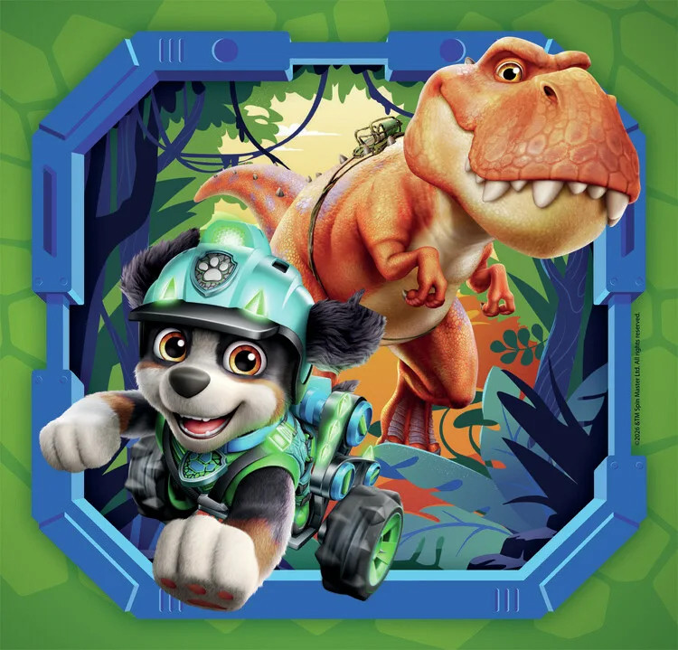 Paw Patrol Dino Movie 3×48-osaline Clementoni pusle – detailvaade 2