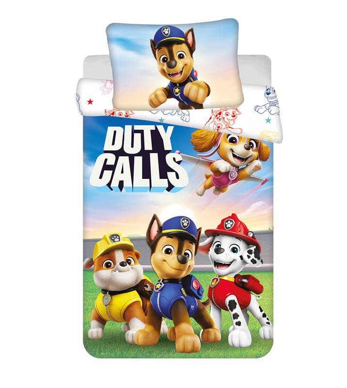 Paw Patrol Duty Calls children's bedding cover 100x135cm, 40x60 cm – tootepilt