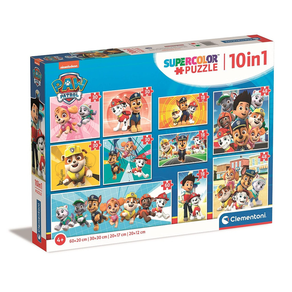 Paw Patrol Everyone 10-in-1 puslekomplekt Clementoni – tootepilt