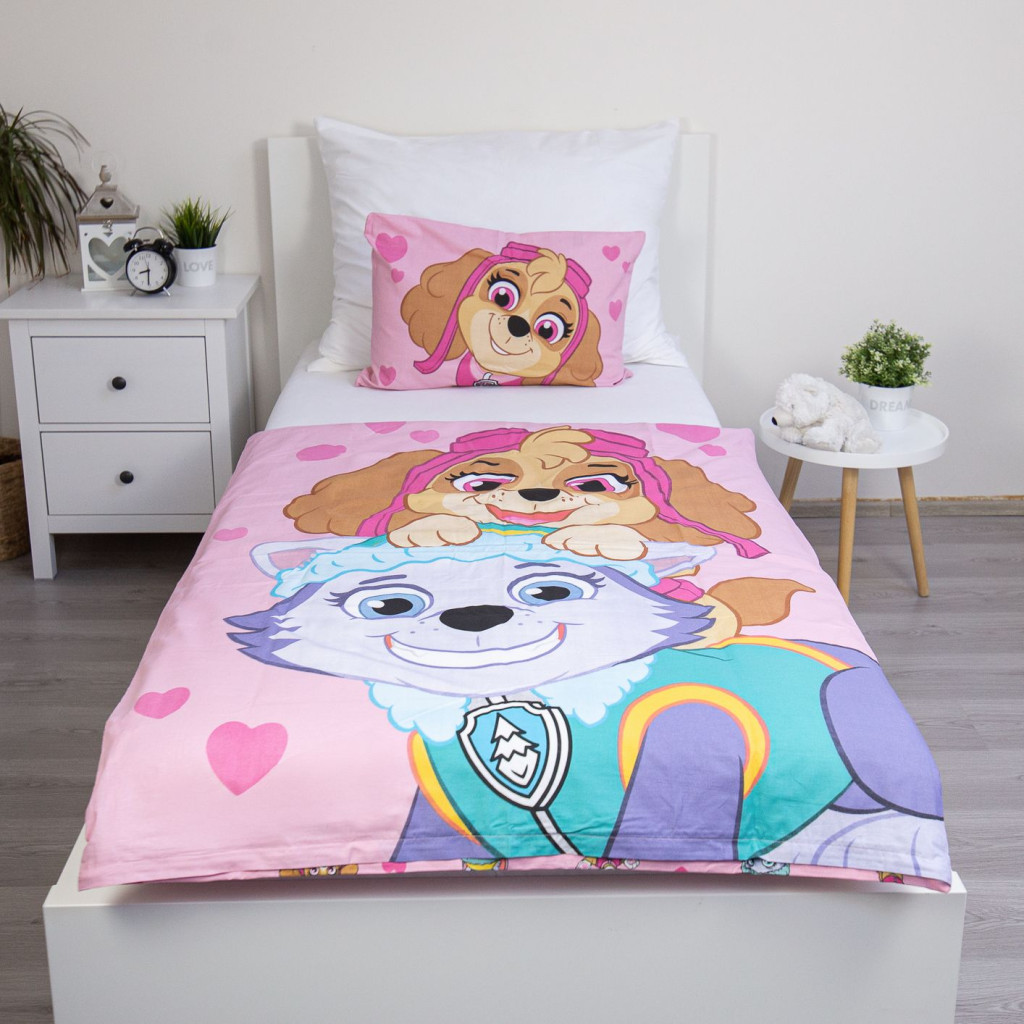 Paw Patrol Girls Friends children's voodipesukomplekt 100x135cm, 40x60 cm – detailvaade 2