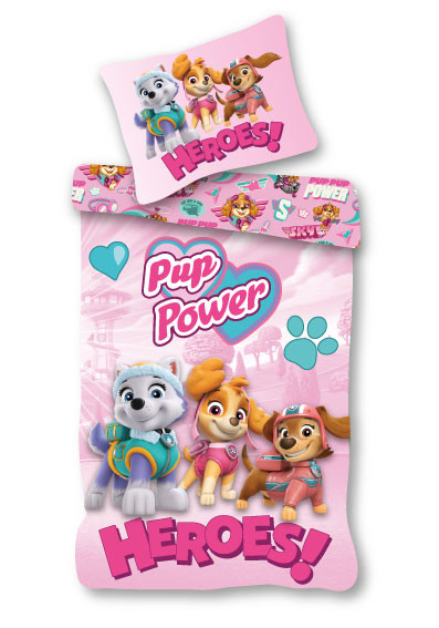 Paw Patrol Heroes! children's nursery voodipesukomplekt 100x135cm, 40x60 cm – tootepilt
