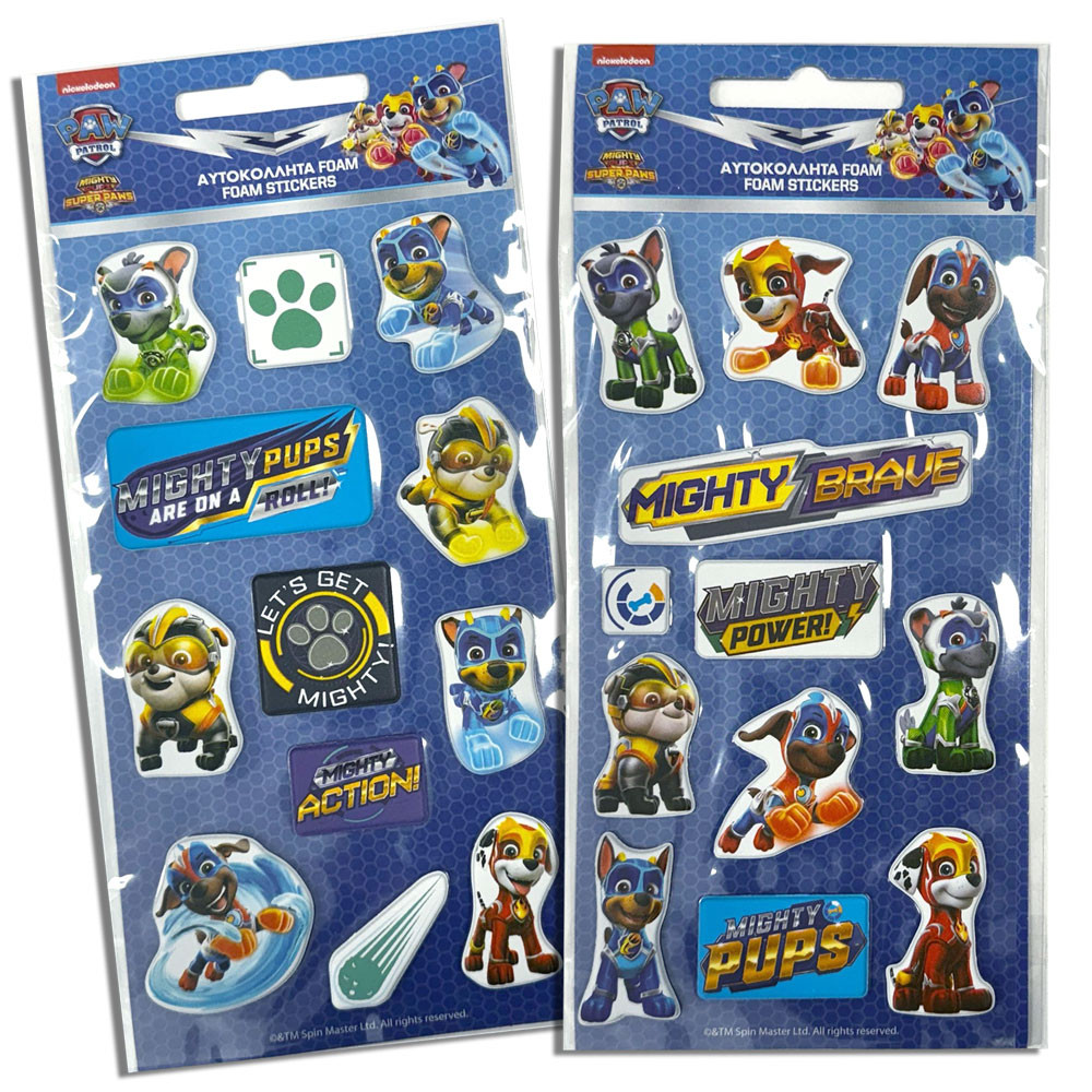 Paw Patrol Knights reljeefsete svammkleepsude komplekt – tootepilt