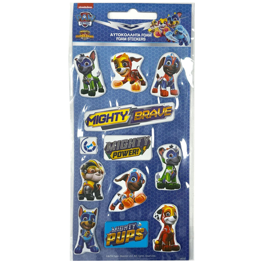 Paw Patrol Knights reljeefsete svammkleepsude komplekt – tootepilt