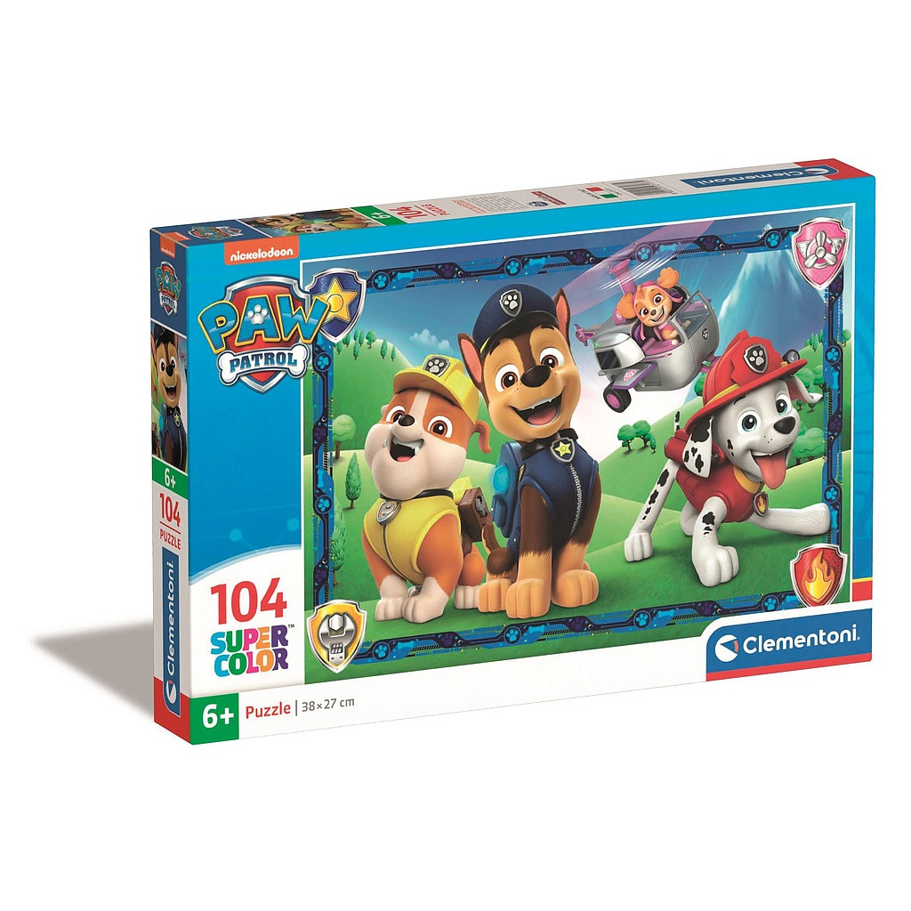 Paw Patrol Mountain 104-osaline Clementoni pusle – tootepilt