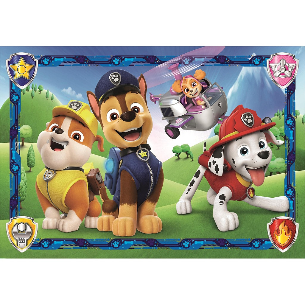 Paw Patrol Mountain 104-osaline Clementoni pusle – detailvaade 2