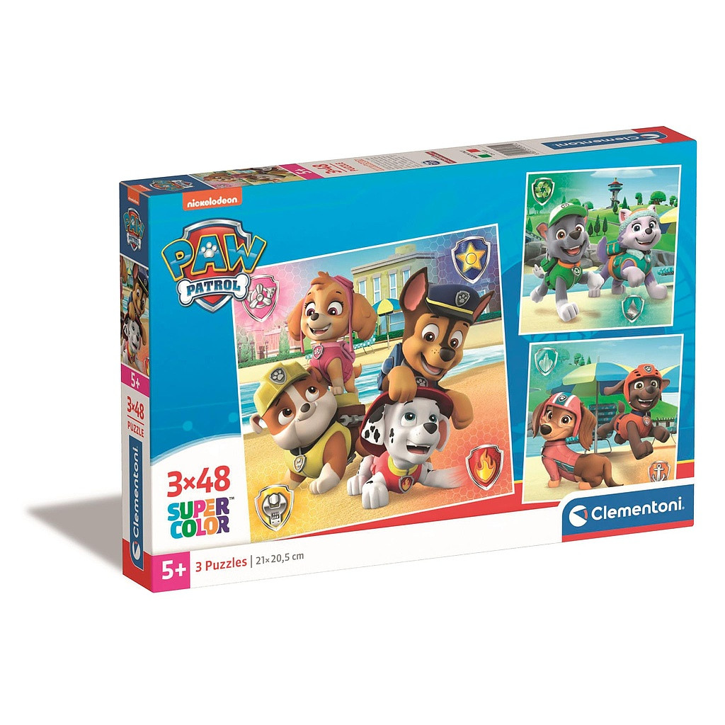 Paw Patrol Patches 3×48-osaline pusle Clementoni – tootepilt
