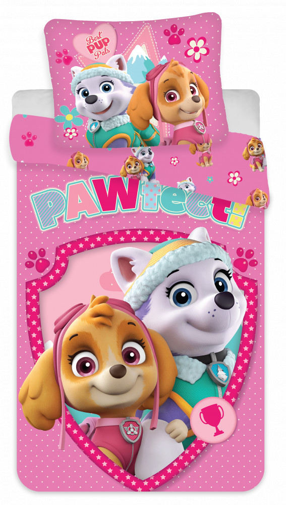 Paw Patrol Pawfect children's bedding 100x135cm, 40x60 cm – tootepilt