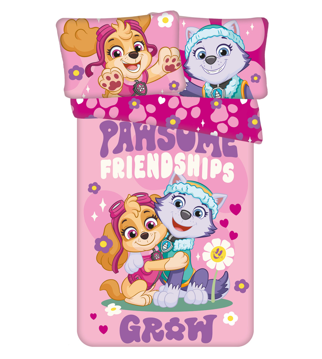 Paw Patrol Pawsome children's bedding cover 100x135cm, 40x60 cm – tootepilt