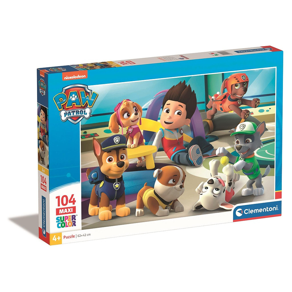 Paw Patrol Playtime 104-osaline maxi pusle Clementoni – tootepilt