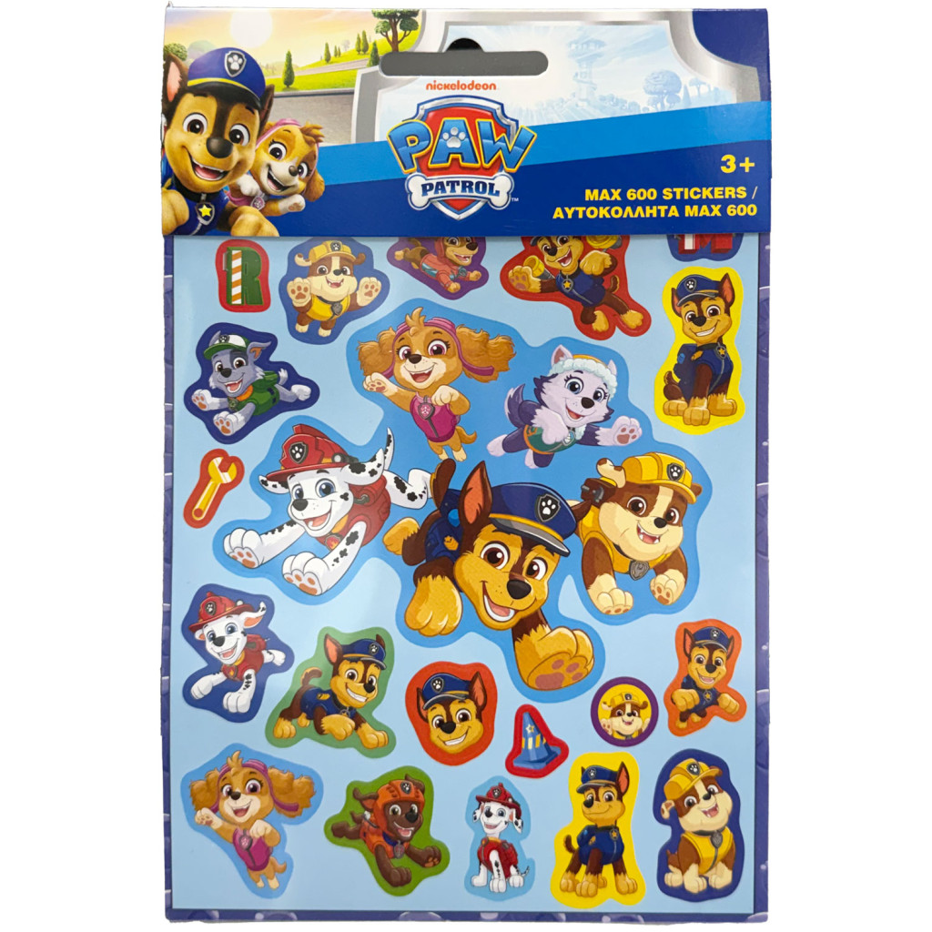 Paw Patrol Ready for Action 600-osaline kleepsukomplekt – tootepilt