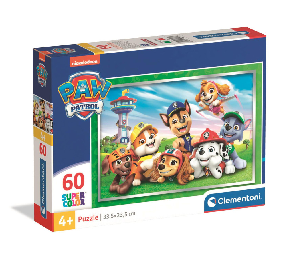 Paw Patrol Ruff Rescue 60-osaline Clementoni pusle – tootepilt