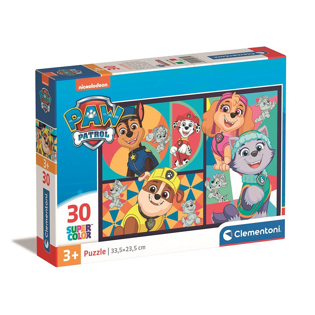 Paw Patrol Shapes Clementoni 30-osaline pusle – tootepilt