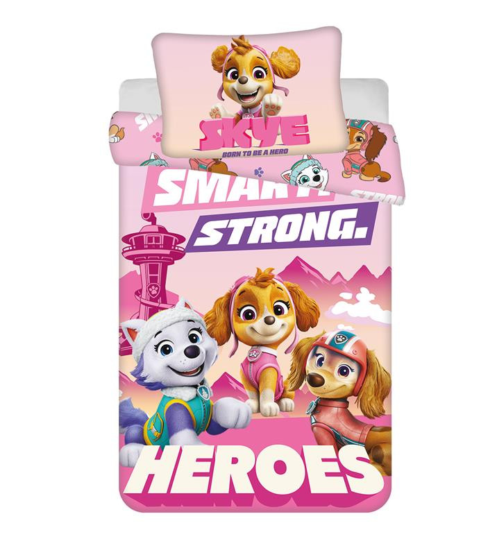Paw Patrol Smart Strong children's bedding cover 100x135cm, 40x60 cm – tootepilt