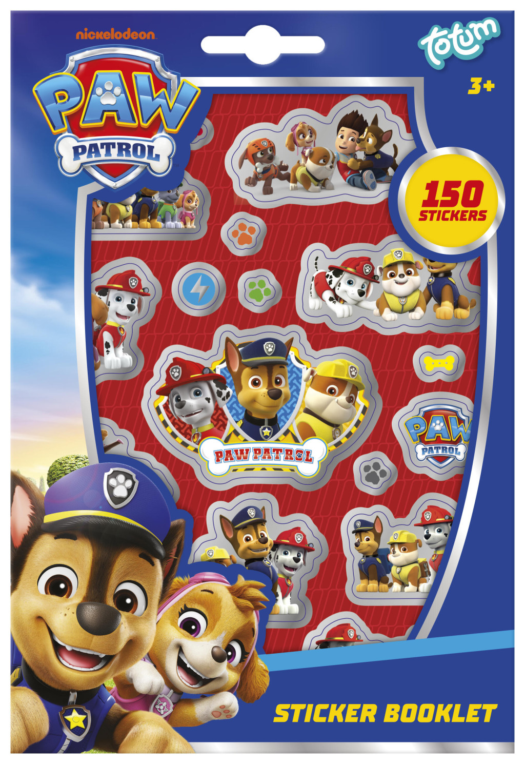 Paw Patrol Team kleepsukomplekt 4 lehel – tootepilt