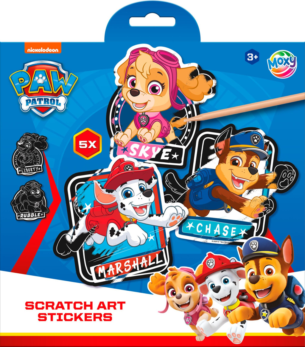 Paw Patrol Team kraabitavate kleepsude komplekt – tootepilt