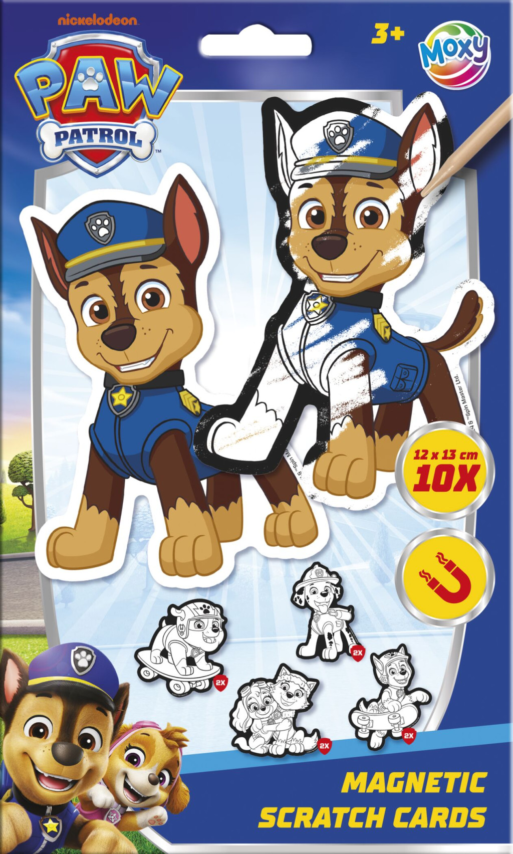 Paw Patrol Team kraapimiskunsti komplekt with magnet – tootepilt