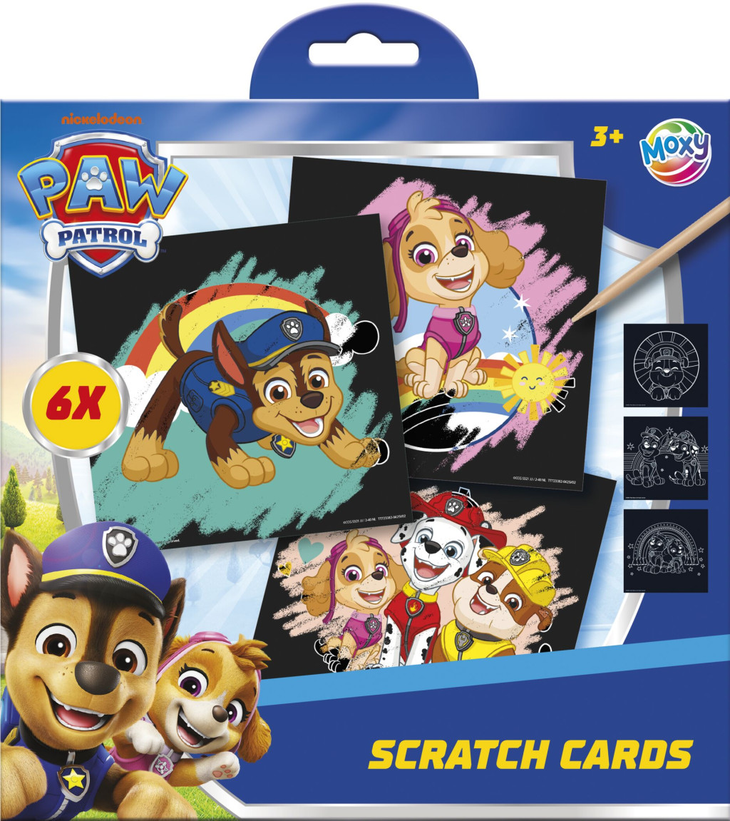 Paw Patrol Team scratch picture scratcher set – tootepilt
