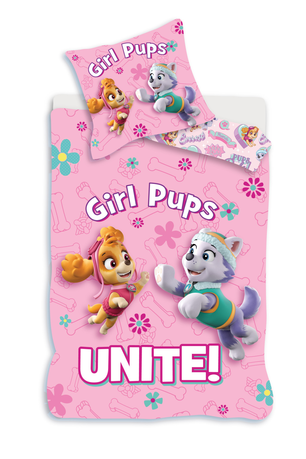 Paw Patrol Unite kids' voodipesukomplekt 100x140cm, 40x45 cm – tootepilt