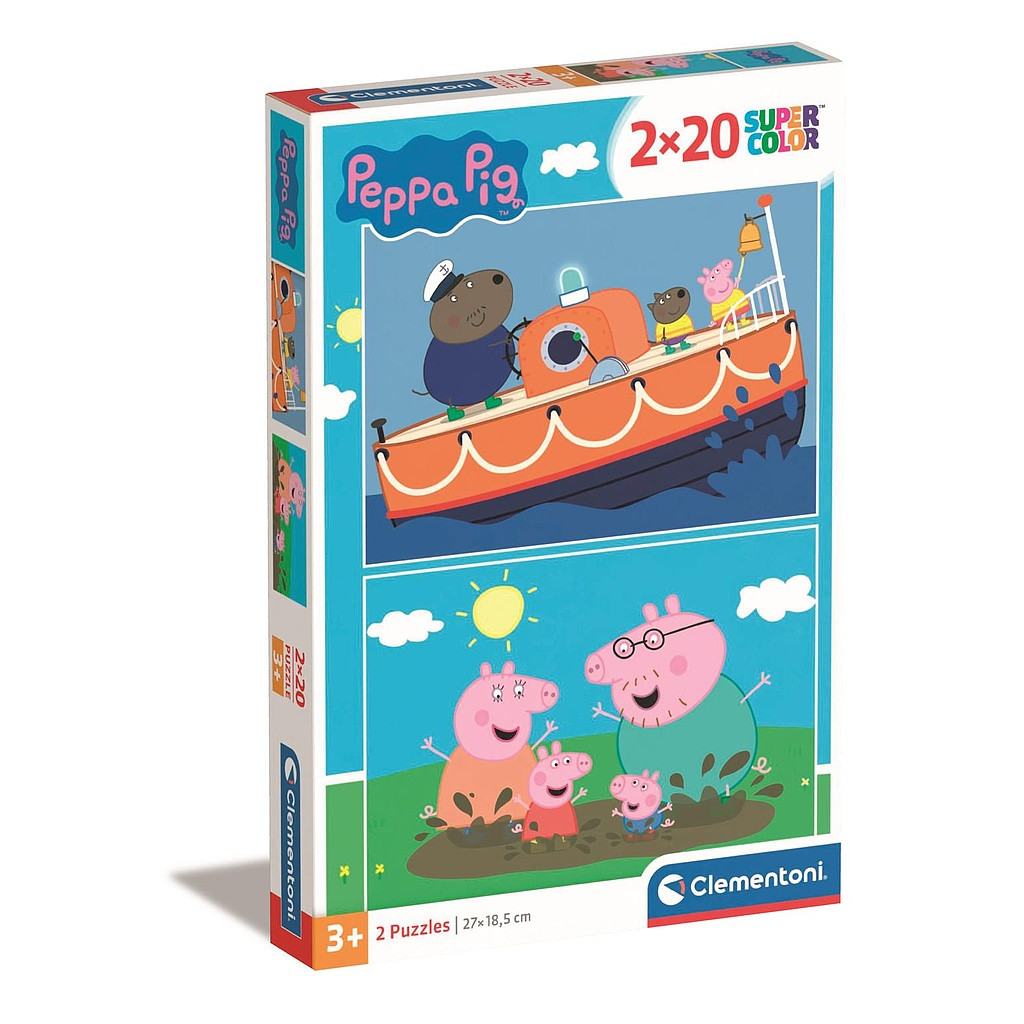 Peppa Pig Free Day 2×20-osaline pusle Clementoni – tootepilt