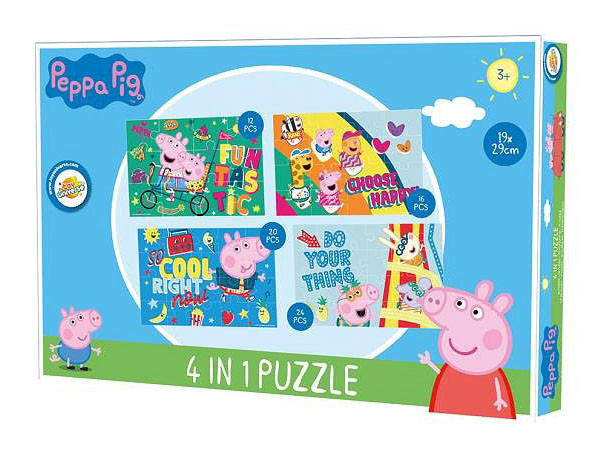 Peppa Pig Fun pusle 4 in 1 – tootepilt