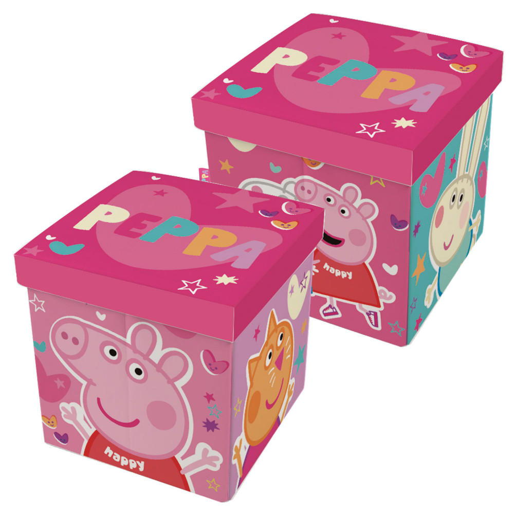 Peppa Pig mänguasjade hoiukast 30×30x30 cm – tootepilt