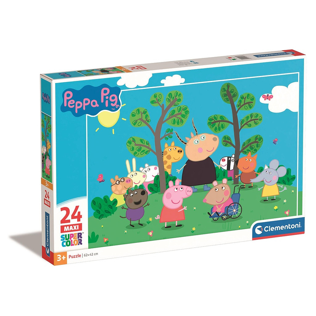 Peppa Pig Nature Class 24-osaline maxi pusle Clementoni – tootepilt