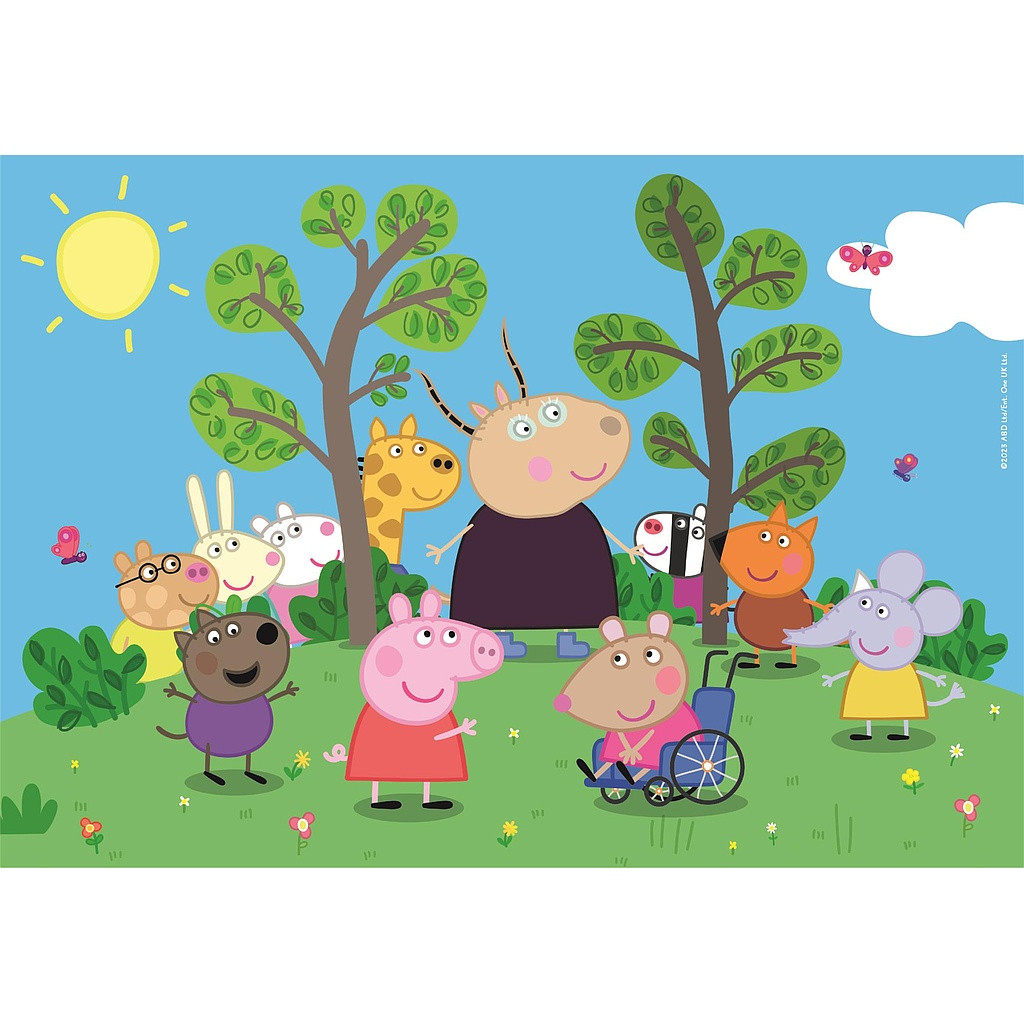 Peppa Pig Nature Class 24-osaline maxi pusle Clementoni – detailvaade 2