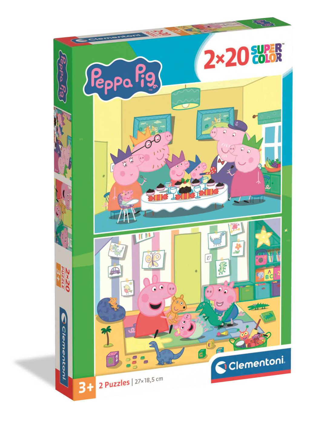 Peppa Pig Party Time 2×20-osaline Clementoni pusle – tootepilt