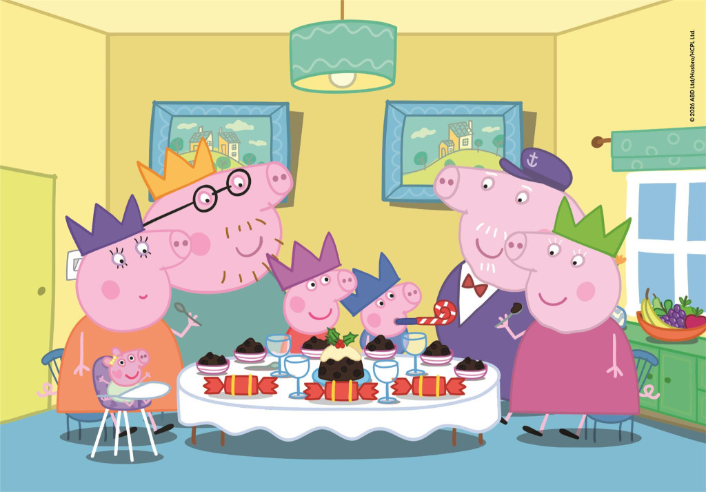Peppa Pig Party Time 2×20-osaline Clementoni pusle – detailvaade 2