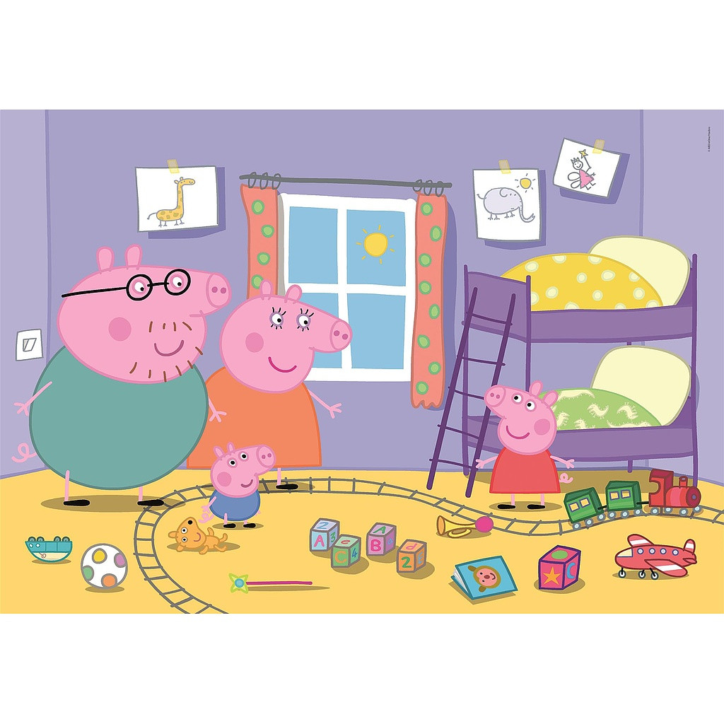 Peppa Pig Play Room 60-osaline maxi pusle Clementoni – detailvaade 2