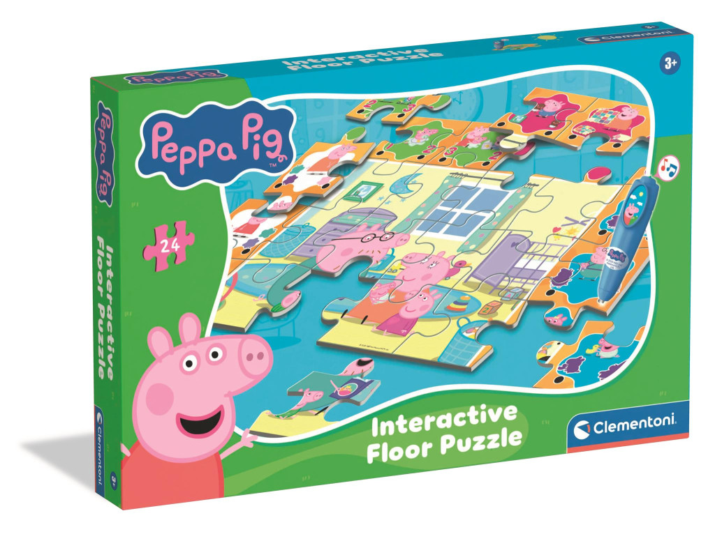 Peppa Pig Reading interactive 24-osaline pusle Clementoni – tootepilt