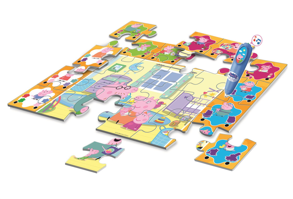 Peppa Pig Reading interactive 24-osaline pusle Clementoni – detailvaade 2